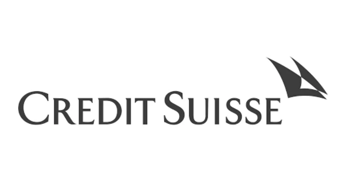 Credit Suisse logo with stylized sail emblem