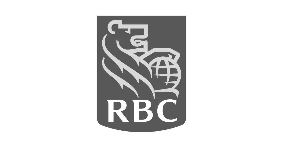 RBC logo featuring a lion and globe with the letters RBC in bold.