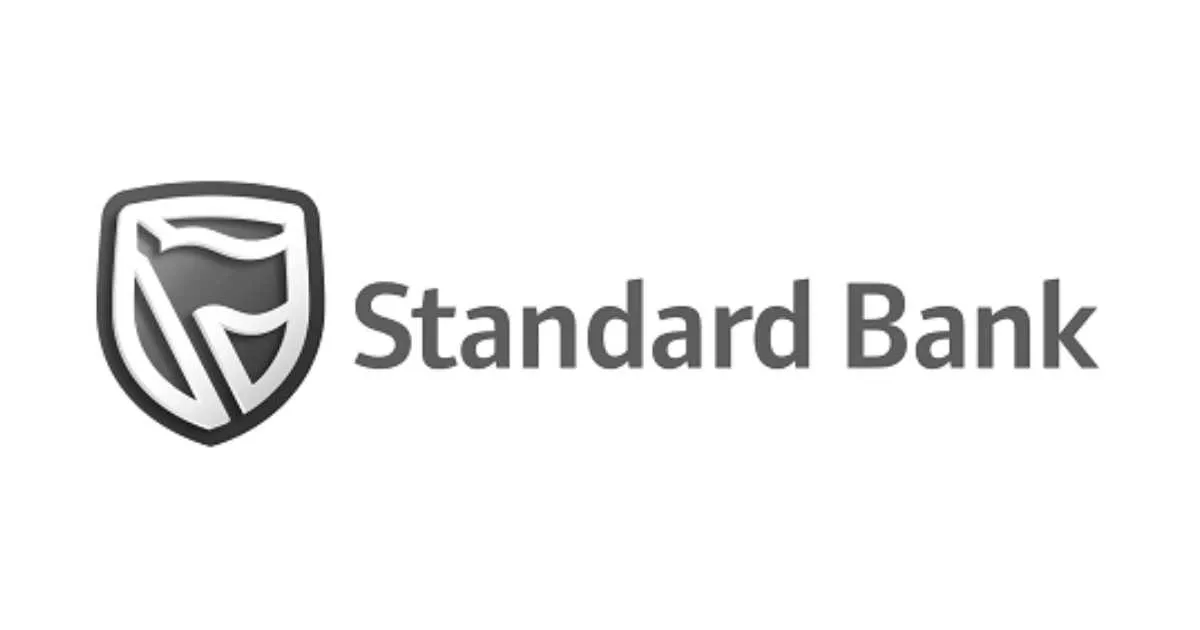 Standard Bank logo with a shield emblem and company name in gray text.