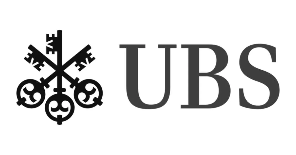 UBS logo featuring the crossed keys emblem and UBS text in bold.
