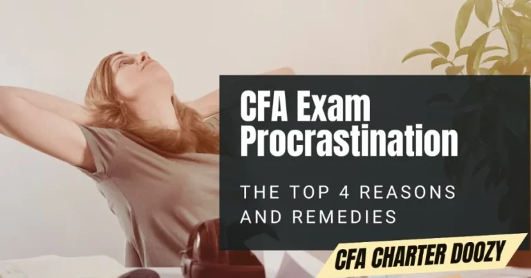 Woman stressed while procrastinating on CFA exam preparation, representing the challenges of procrastination.