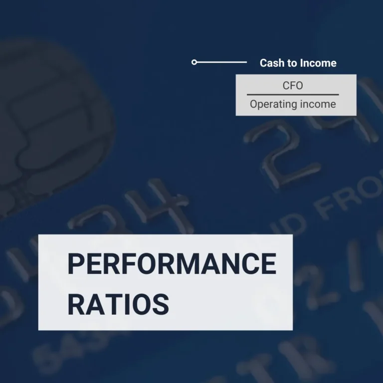 Performance Ratios - Cash to Income Formula Explained