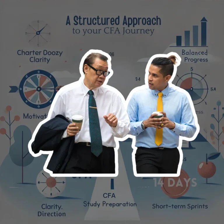 Structured approach strengths in CFA preparation, including clarity, direction, motivation, and balanced progress in the Charter Doozy CFA Coaching Journey