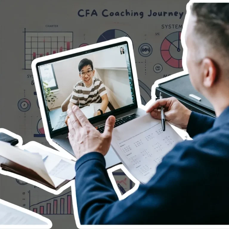 Systematic approach to CFA exam preparation with planning, monitoring, and feedback in the Charter Doozy CFA Coaching Journey