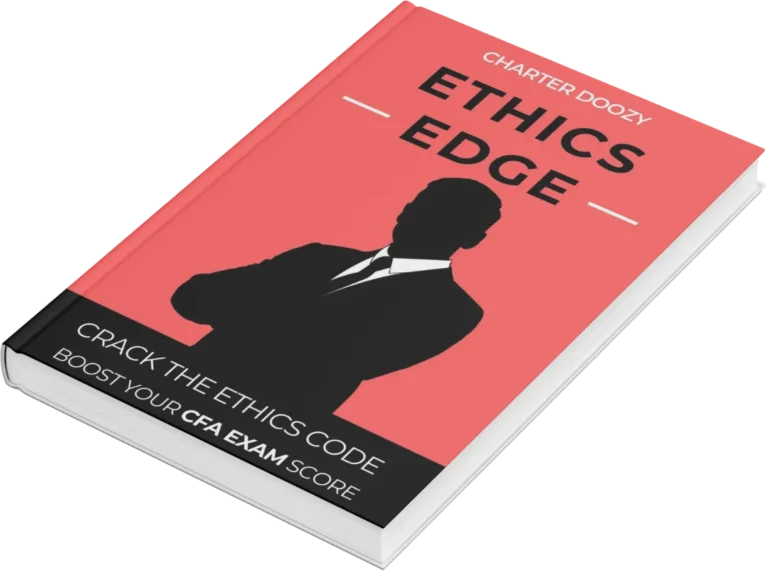 Boost your CFA exam score by mastering the ethics code with the Ethics Edge book. A valuable resource for understanding CFA ethics in depth.