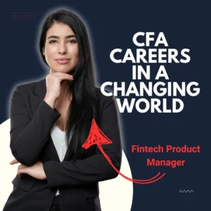 CFA careers in a changing world graphic with fintech focus