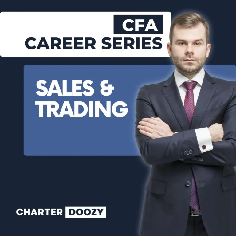 CFA Career Series – Sales & Trading cover image