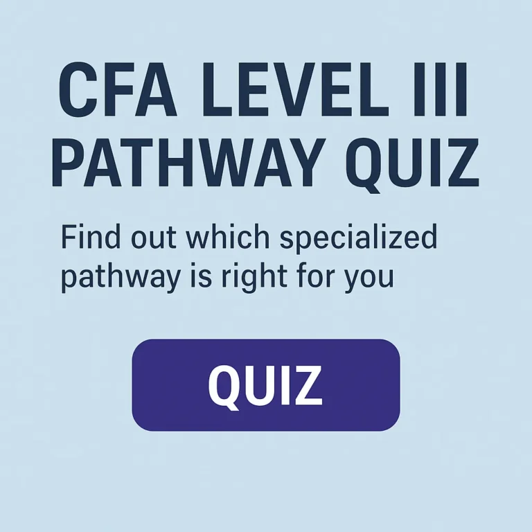 Illustration showing CFA candidates choosing between Portfolio Management, Private Wealth, and Private Markets pathways