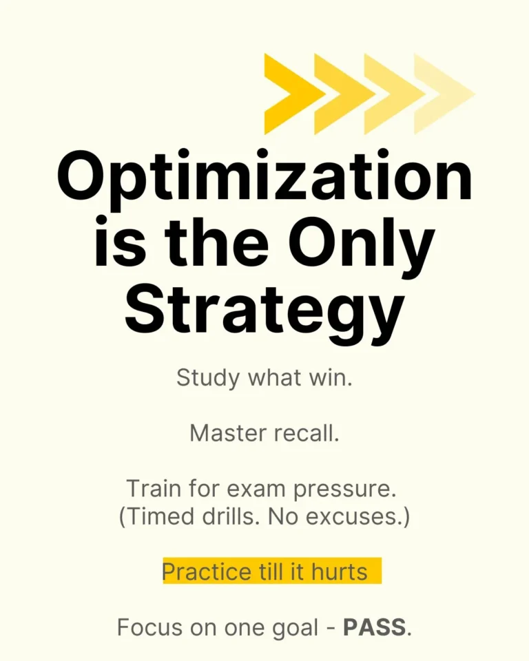 The Only CFA Exam Strategy That Works - Optimization