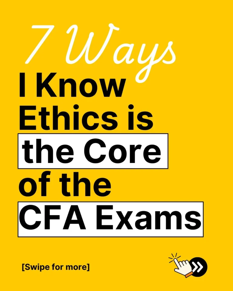 Seven ways ethics is central to CFA exams.