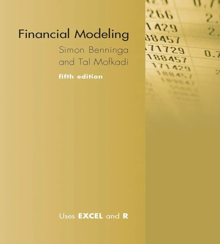 Financial Modeling book cover by Simon Benninga.