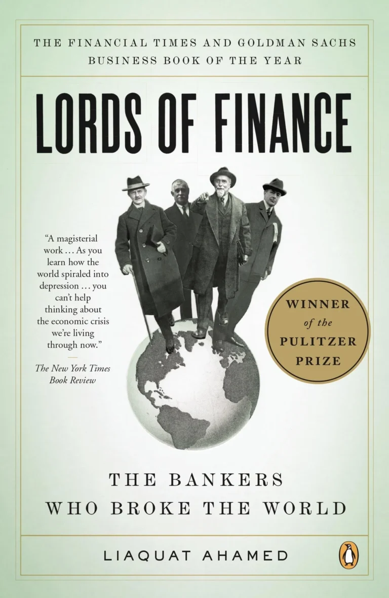 Lords of Finance by Liaquat Ahamed book cover