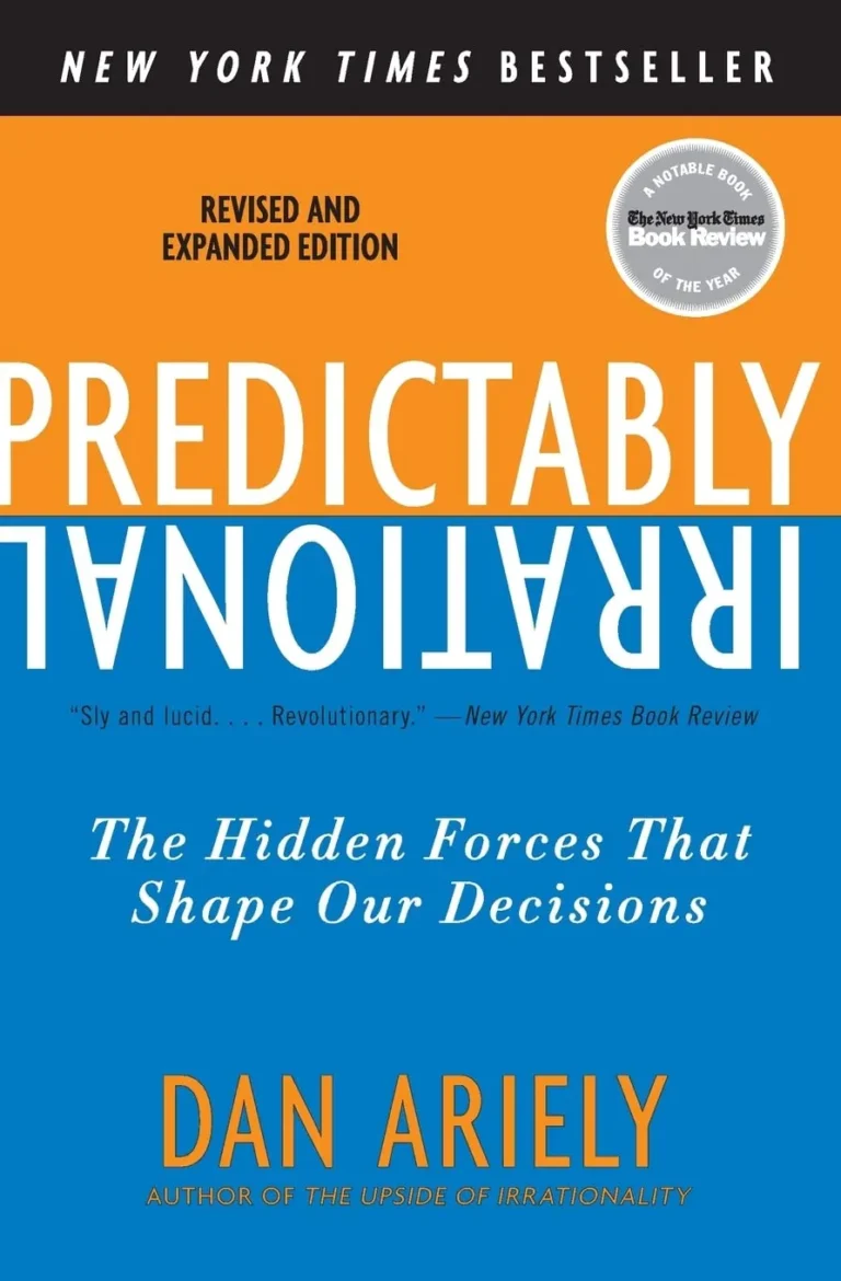 Predictably Irrational book cover by Dan Ariely.