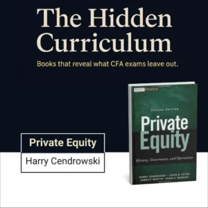 Private Equity book cover by Harry Cendrowski featured in The Hidden Curriculum series