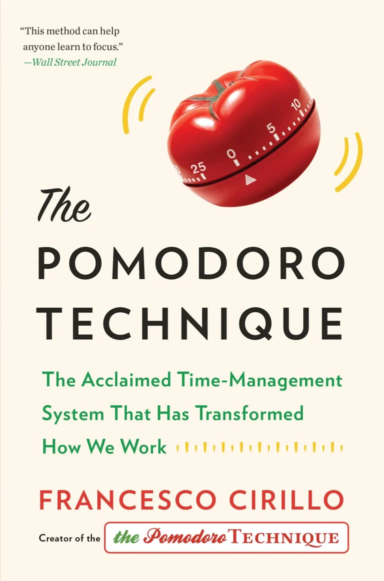 Cover of The Pomodoro Technique by Francesco Cirillo