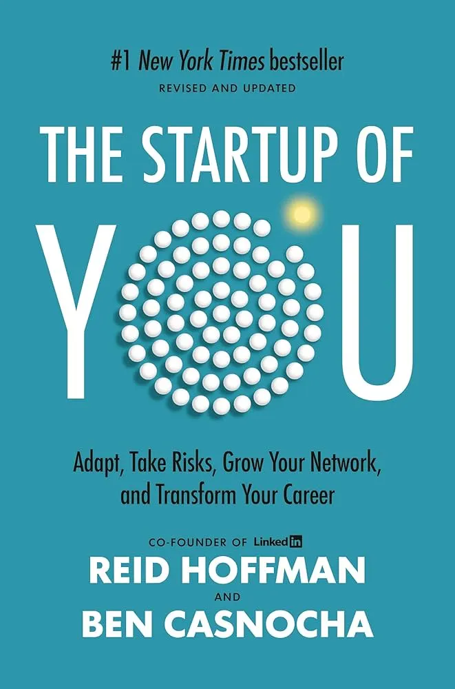 The Startup of You book cover by Reid Hoffman and Ben Casnocha.