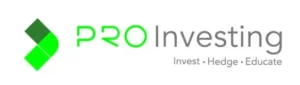 PRO Investing logo with tagline “Invest · Hedge · Educate” in green and gray tones.
