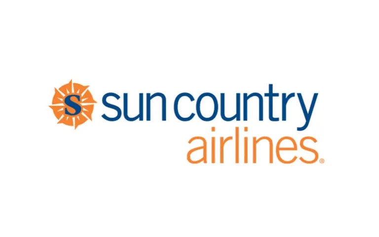 Sun Country Airlines official logo in blue and orange