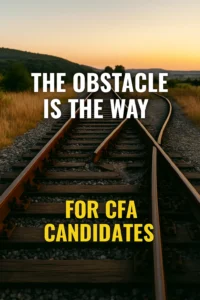 A CFA-themed image of railway tracks splitting at a broken section with golden hour background