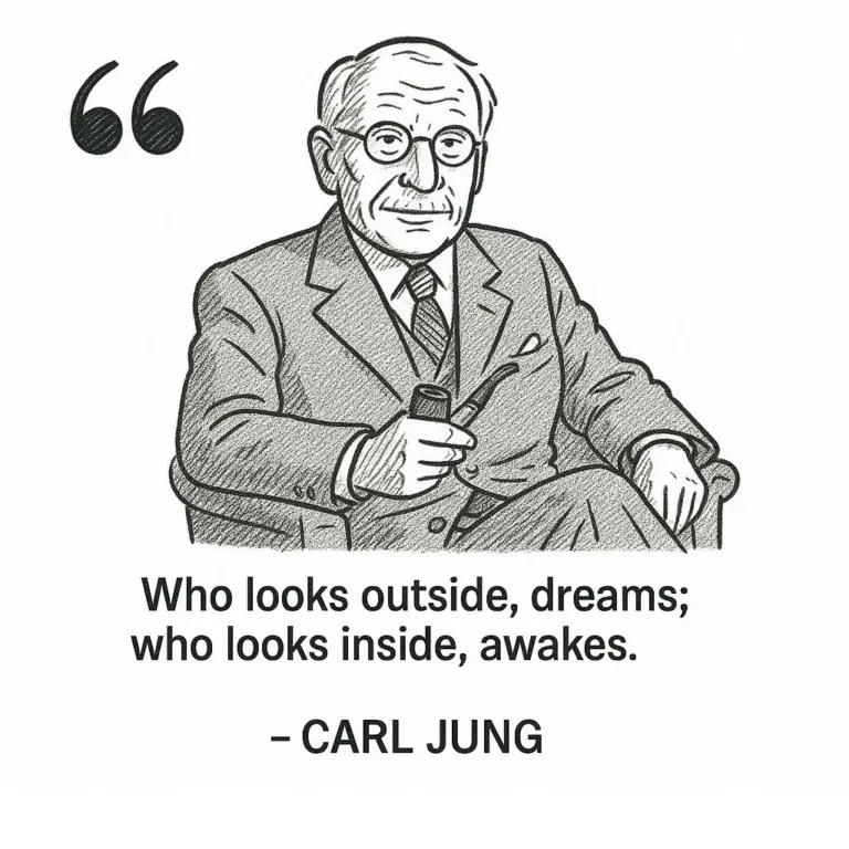 Carl Jung quote on introspection and awakening