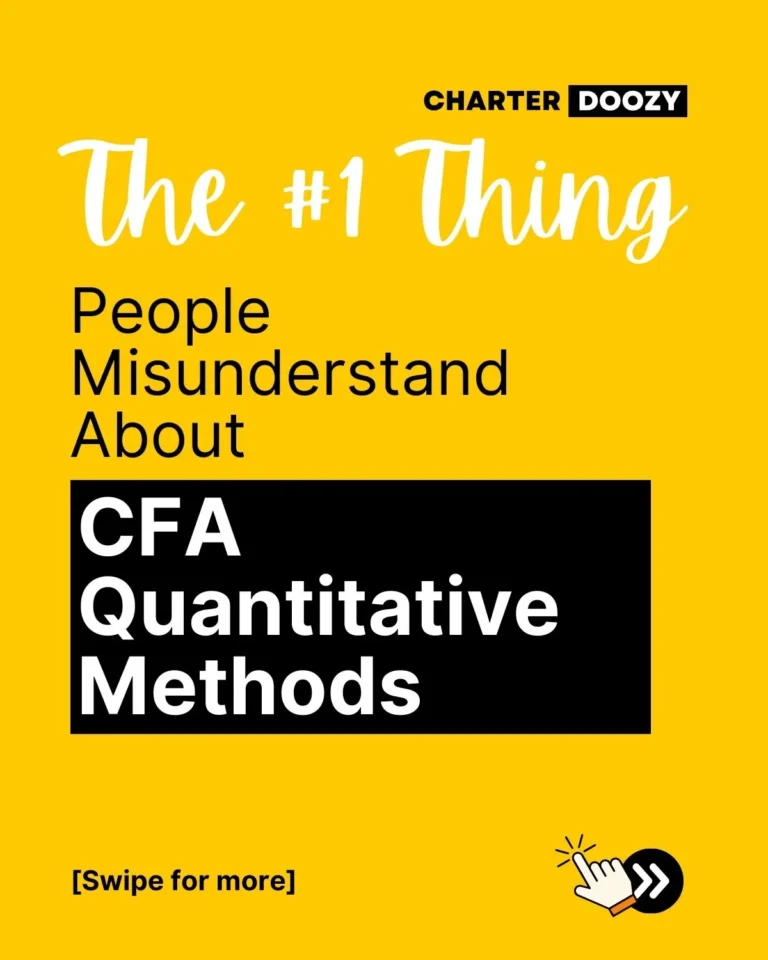 Bright yellow cover image with bold title text on CFA Quantitative Methods