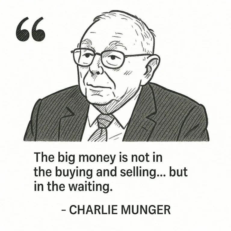 Charlie Munger quote on patience and investing