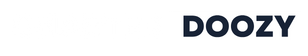 Charter Doozy inverted logo with white "Charter" and dark "Doozy" text