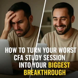 Split-screen of CFA candidate showing confusion turning into a breakthrough