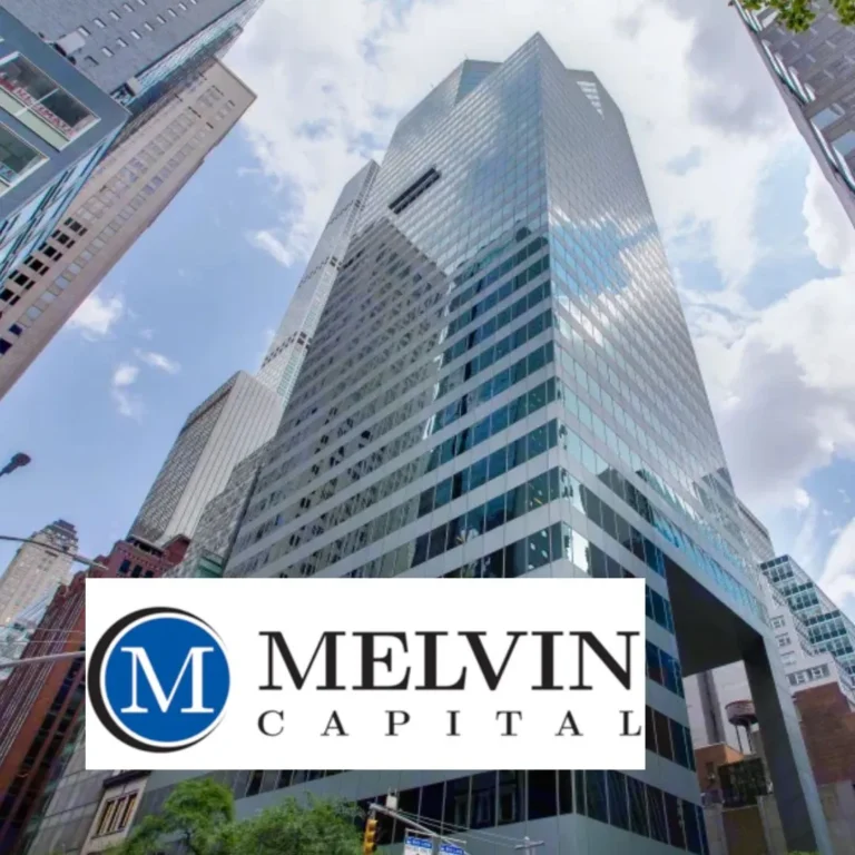 Tall skyscraper representing Melvin Capital’s headquarters