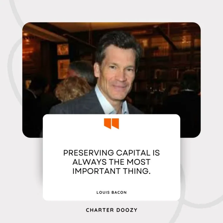 Quote by Louis Bacon emphasizing the importance of capital preservation in investing