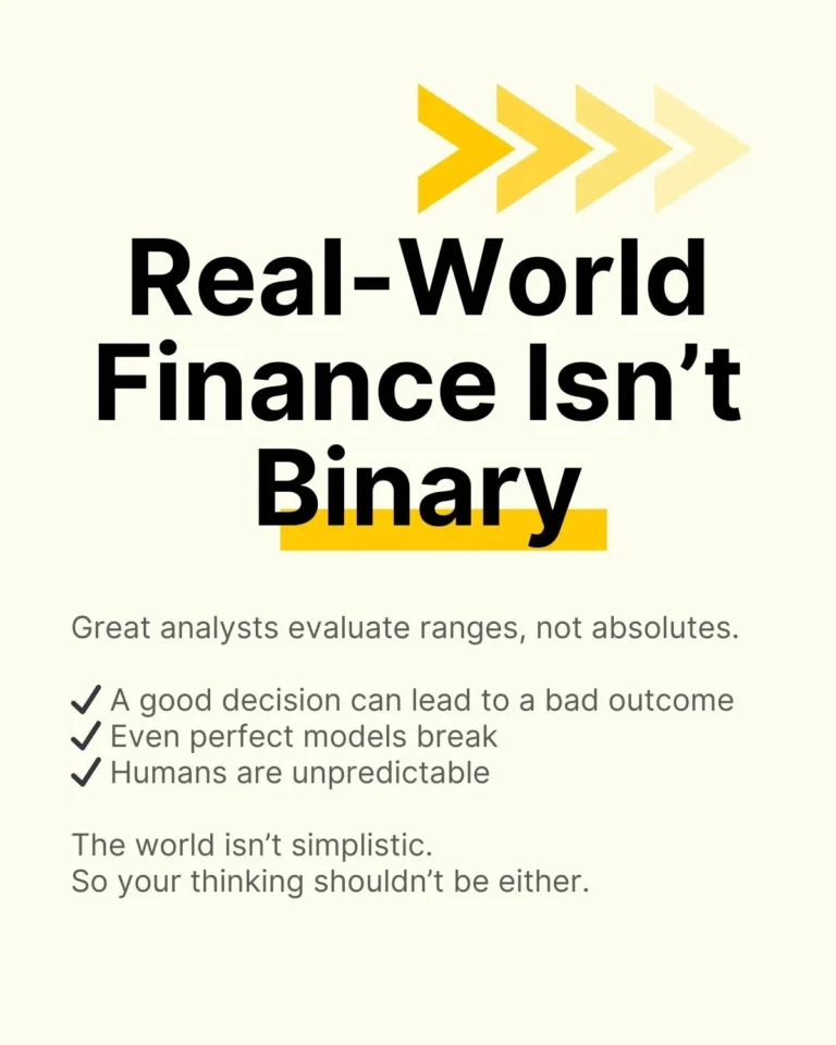 Text slide listing why real-world decisions are not black and white