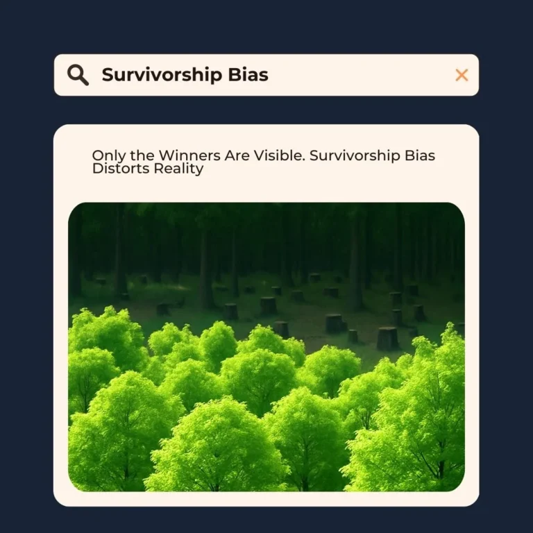 Lush green trees in front with hidden stumps in the background.