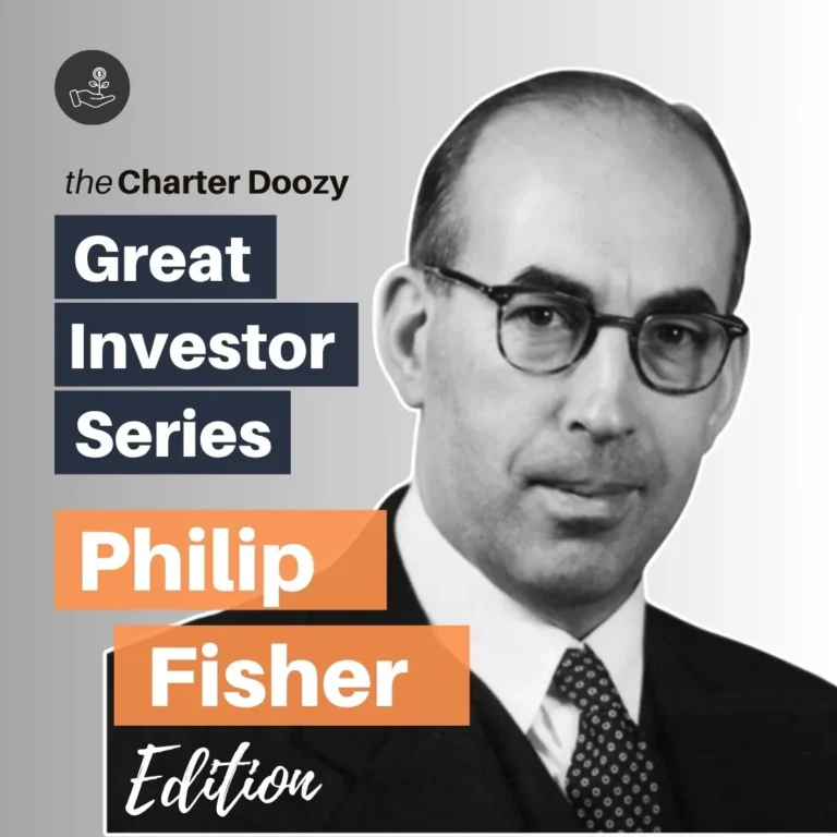 Portrait of Philip Fisher in Charter Doozy’s Great Investor Series