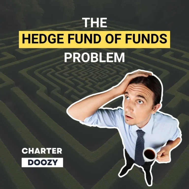 Confused businessman standing in front of a complicated hedge maze representing hedge fund of funds complexity