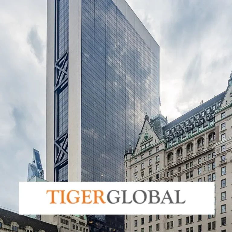 Tiger Global’s headquarters building towering above the street