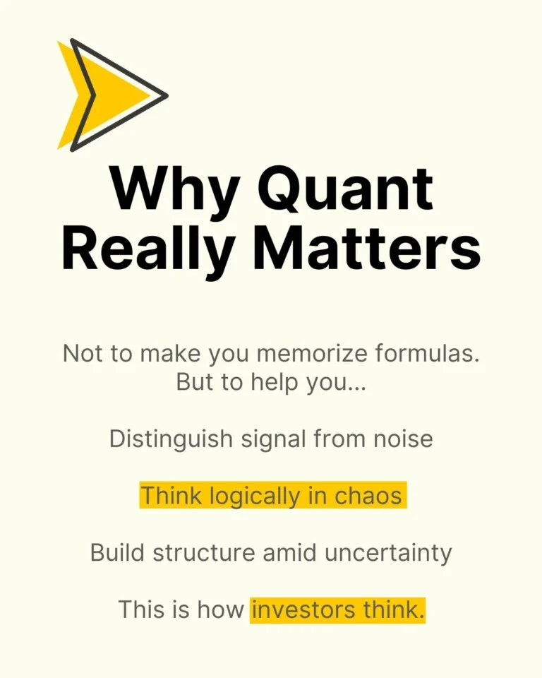 Text slide highlighting the value of Quant in handling complexity