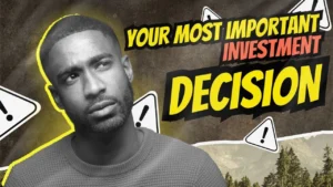 Graphic highlighting asset allocation as the most important investment decision