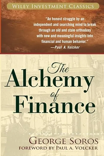 Cover of The Alchemy of Finance by George Soros, classic book on reflexivity and currency markets